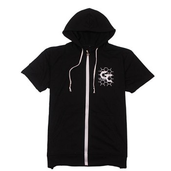 Guilty Crown cotton short sleeve hoodie