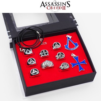 Assassin's Creed rings set(10pcs a set)