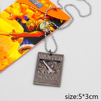 One Piece Nami wanted necklace