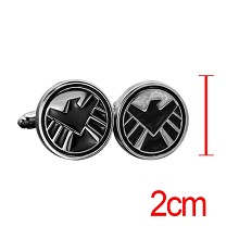 Agents of S.H.I.E.L.D. cufflink cuff sleeve button set(2pcs a set)