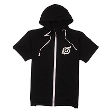 Naruto cotton short sleeve hoodie