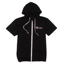 Resident Evil cotton short sleeve hoodie