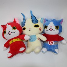 8inches Youkai Watch plush dolls set(3pcs a set)