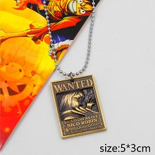 One Piece Robin wanted necklace