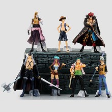 One Piece figures set(7pcs a set)