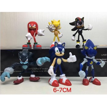 Sonic The Hedgehog figures set(5pcs a set)
