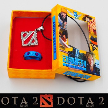 DAOTA 2 necklace+ring set(2pcs a set)