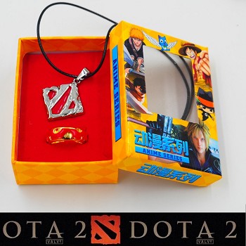 DAOTA 2 necklace+ring set(2pcs a set)