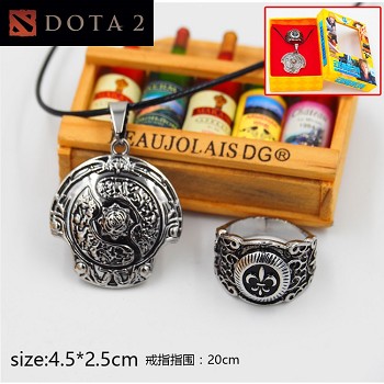 DAOTA 2 necklace+ring set(2pcs a set)