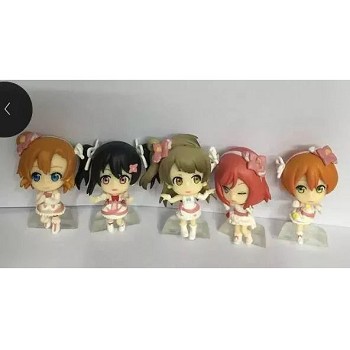 Lovelive figures set(5pcs a set)