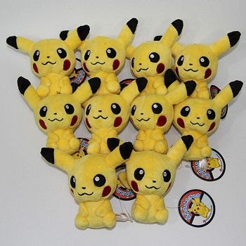 4inches Pokemon plush dolls set(10pcs a set)