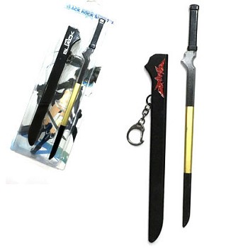 Black rock shooter weapon key chain 220mm