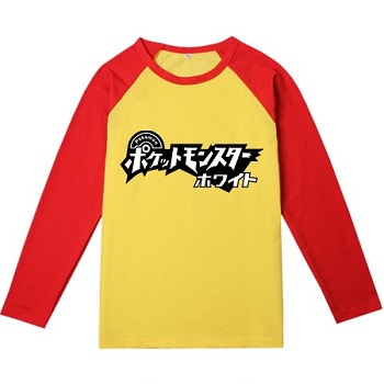 Pokemon long sleeve cotton t-shirt