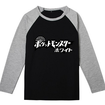 Pokemon long sleeve cotton t-shirt