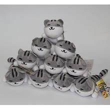 4inches Neko Atsume anime plush dolls set(10pcs a ...