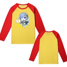 Re:Life in a different world from zero Rem long sleeve cotton t-shirt 