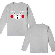 Kumamon long sleeve cotton t-shirt