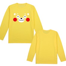 Kumamon long sleeve cotton t-shirt