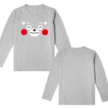 Kumamon long sleeve cotton t-shirt