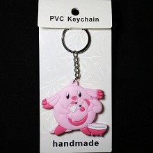 Digital Monster two-sided key chain