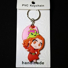 Digital Monster two-sided key chain