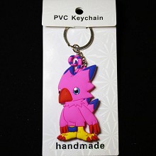 Digital Monster two-sided key chain