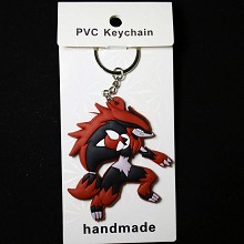 Digital Monster two-sided key chain