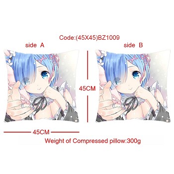 Re:Life in a different world from zero Rem two-sided pillow