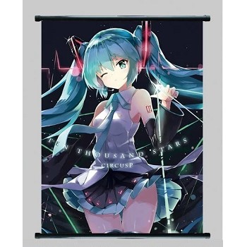 Hatsune Miku wall scroll