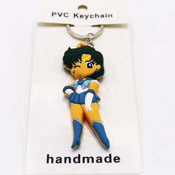 Sailor Moon PVC two-sided key chain