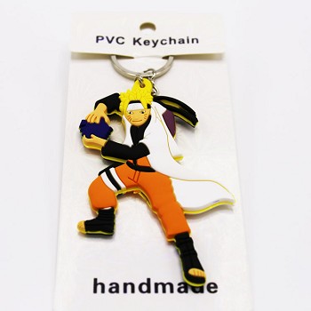 Naruto PVC two-sided key chain