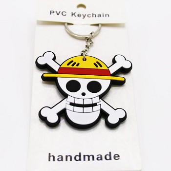 One Piece PVC two-sided key chain