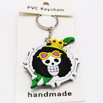 One Piece PVC two-sided key chain