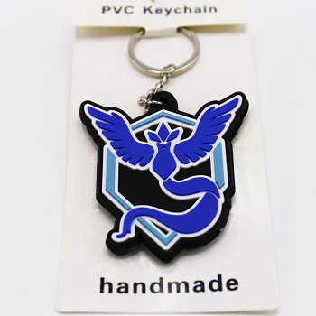 Super sonic PVC two-sided key chain