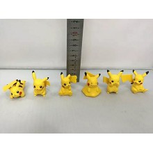 Pokemon Pikachu anime figures set(6pcs a set)(OPP bag)