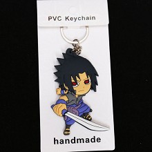 Naruto Sasuke two-sided key chain