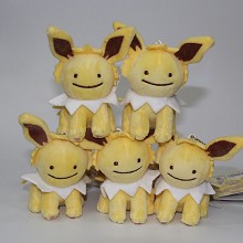 3.2inches Pokemon plush dolls set(5pcs a set)