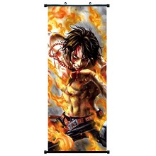 One Piece ACE long wall scroll 40*102CM