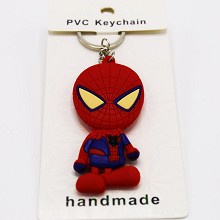 Spider-Man PVC two-sided key chain