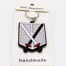 Attack on Titan PVC two-sided key chain