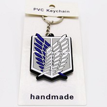 Attack on Titan PVC two-sided key chain