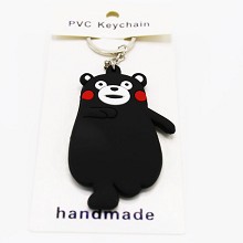 Kumamon PVC two-sided key chain