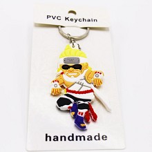 Naruto PVC two-sided key chain