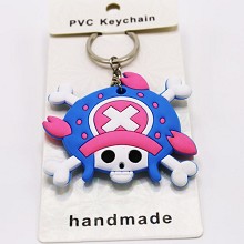 One Piece PVC two-sided key chain