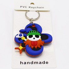 One Piece PVC two-sided key chain