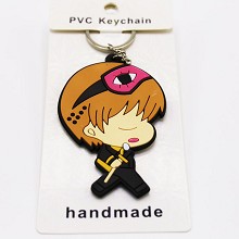 Gintama PVC two-sided key chain