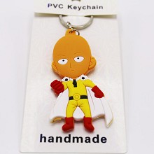 One Punch Man PVC two-sided key chain