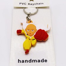 One Punch Man PVC two-sided key chain