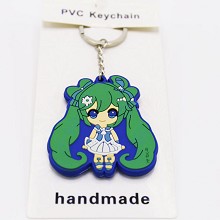 Super sonic PVC two-sided key chain