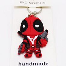 Deadpool two-sided key chain